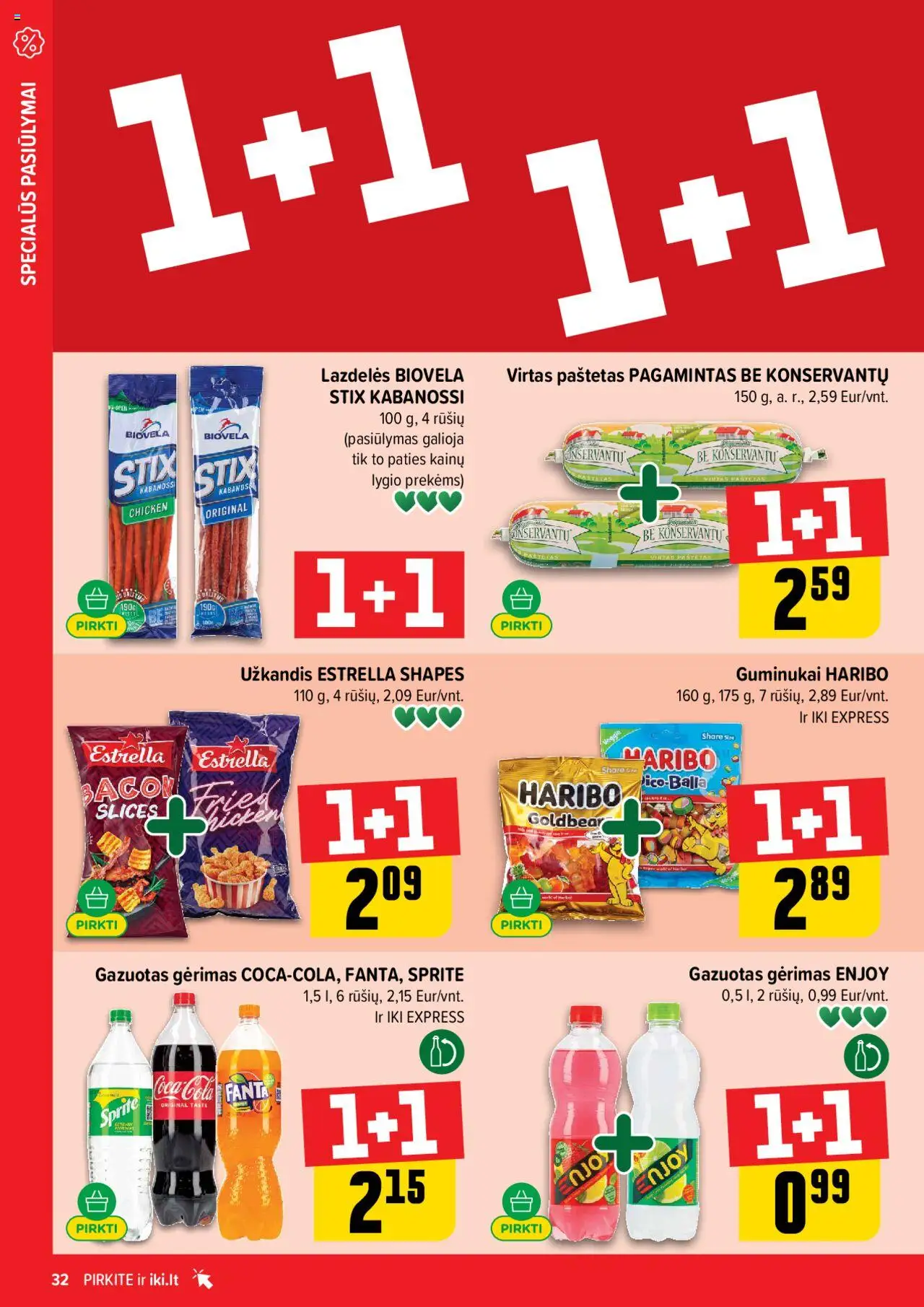 IKI leidinys│galioja nuo 14.07.2025 | Puslapis: 32 | Prekių: Guminukai
