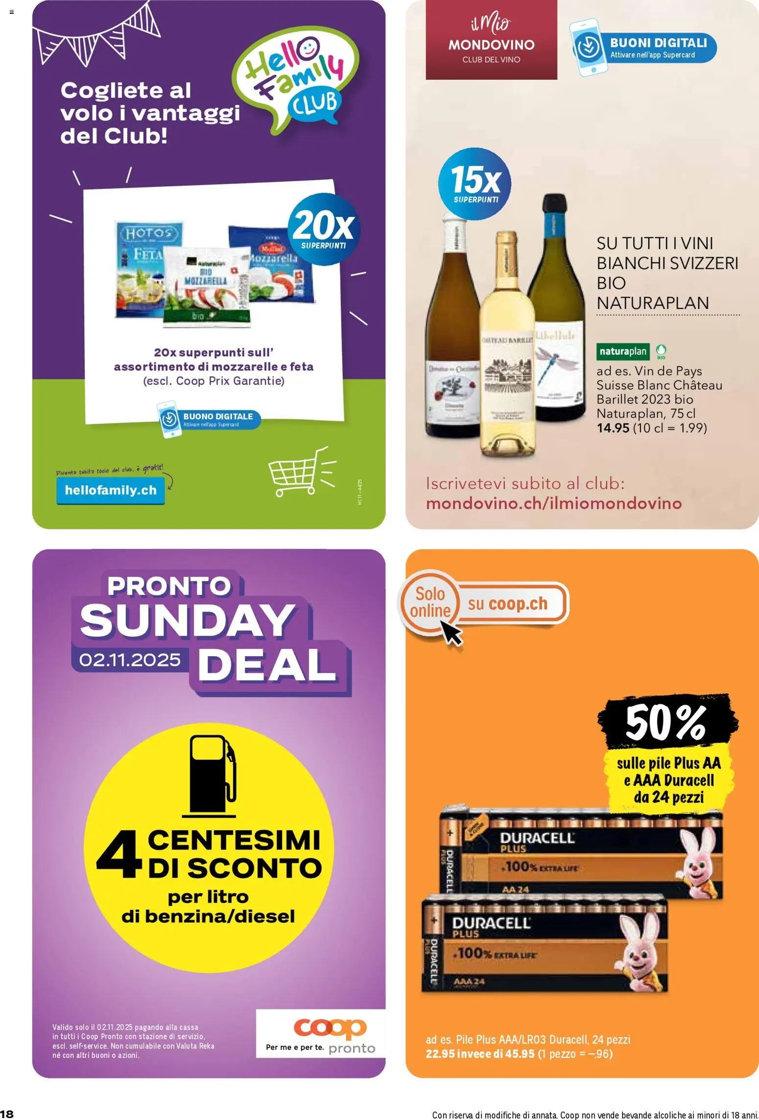Coop - Una settimana di azioni – gültig ab 30.10.2025 | Seite: 18 | Produkte: Feta