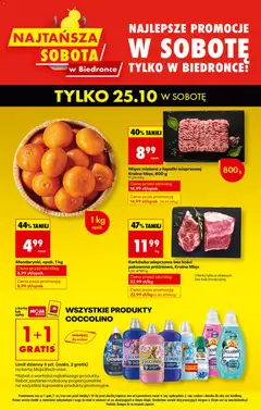 Pogląd oferty "Biedronka gazetka - Najtańsza sobota" - ważna od 25.10.2025