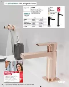 Gedimat - Prévisualisation de Gedimat Salle de bains & Cuisine valide à partir de 14.03.2025 | Page: 34 | Produits: Brosse, Lavabo, Cartouche