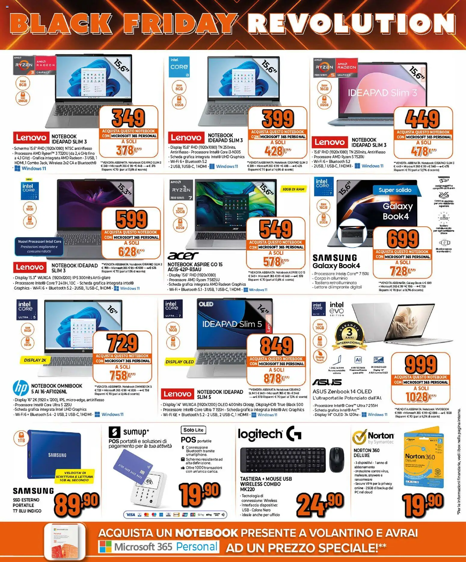 Volantino Expert del 30.10.2025 | Pagina: 11 | Prodotti: Notebook, PC, Mouse, Samsung