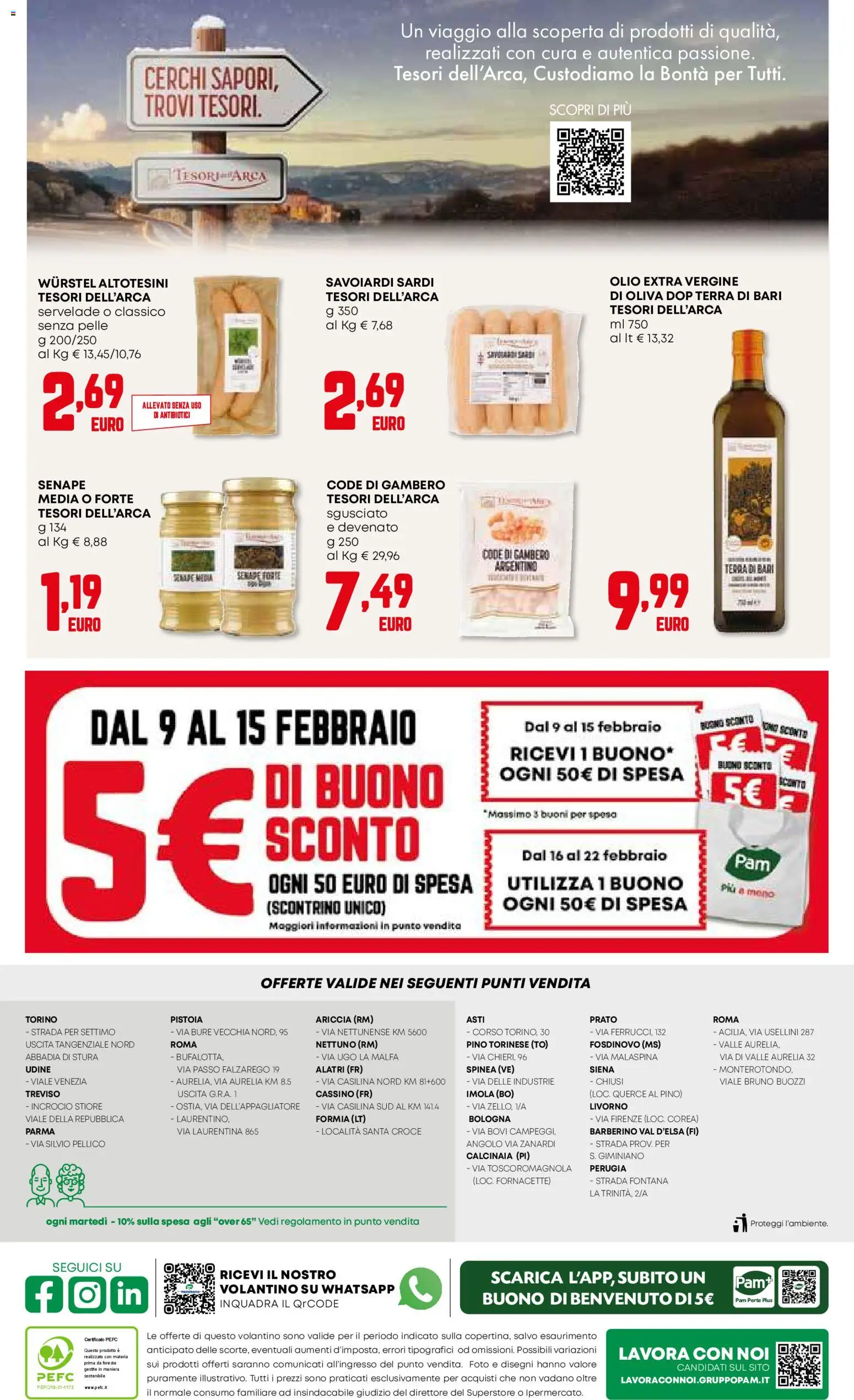 Volantino Panorama del 29.01.2026 | Pagina: 24 | Prodotti: Olio, Wurstel, Olio extra vergine, Terra