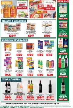 Food Lover's Market Inland Provinces - Specials │ valid from 11.08.2025 | Page: 6 | Products: Sweets, Cheese, Nuts, Paper