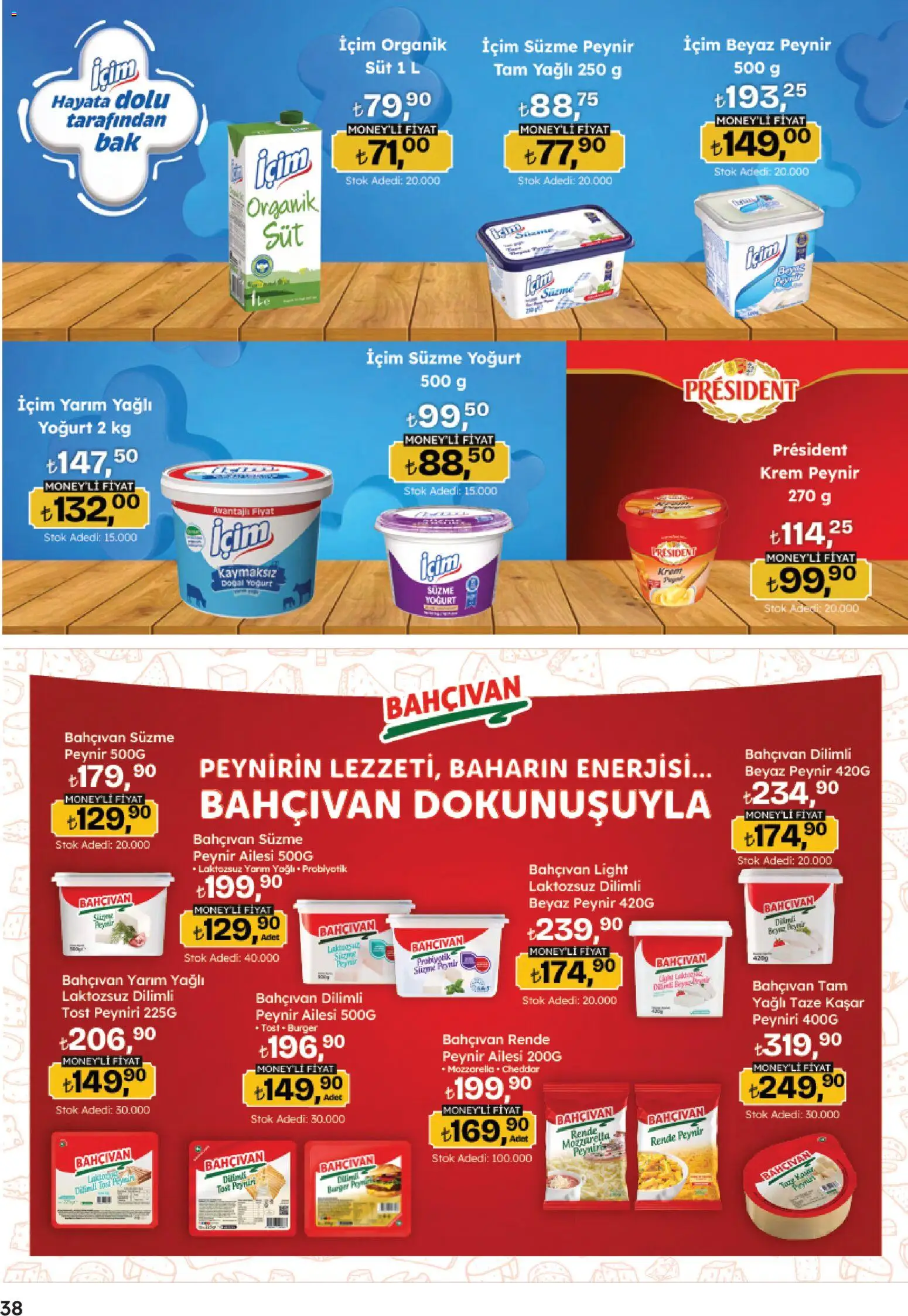 Migros Katalog - 5M Migroskop Dijital - 16.04.2026 tarihinden itibaren geçerlidir | Sayfa: 38 | Ürünler: Krem, Peynir, Yoğurt, Rende