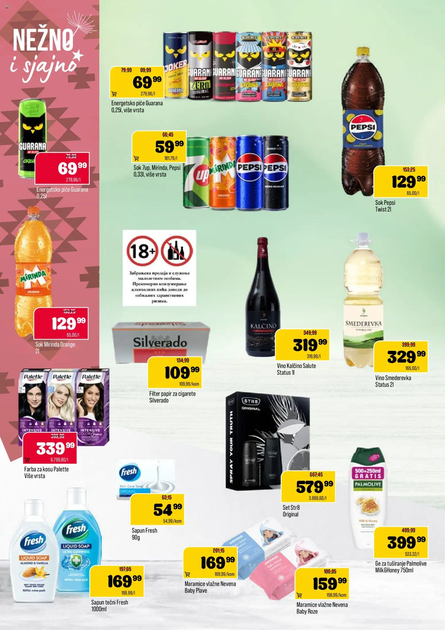 Podunavlje katalog - važi od 14.01.2026 | Strana: 10 | Proizvode: Palmolive, Farba za kosu, Sapun, Pepsi