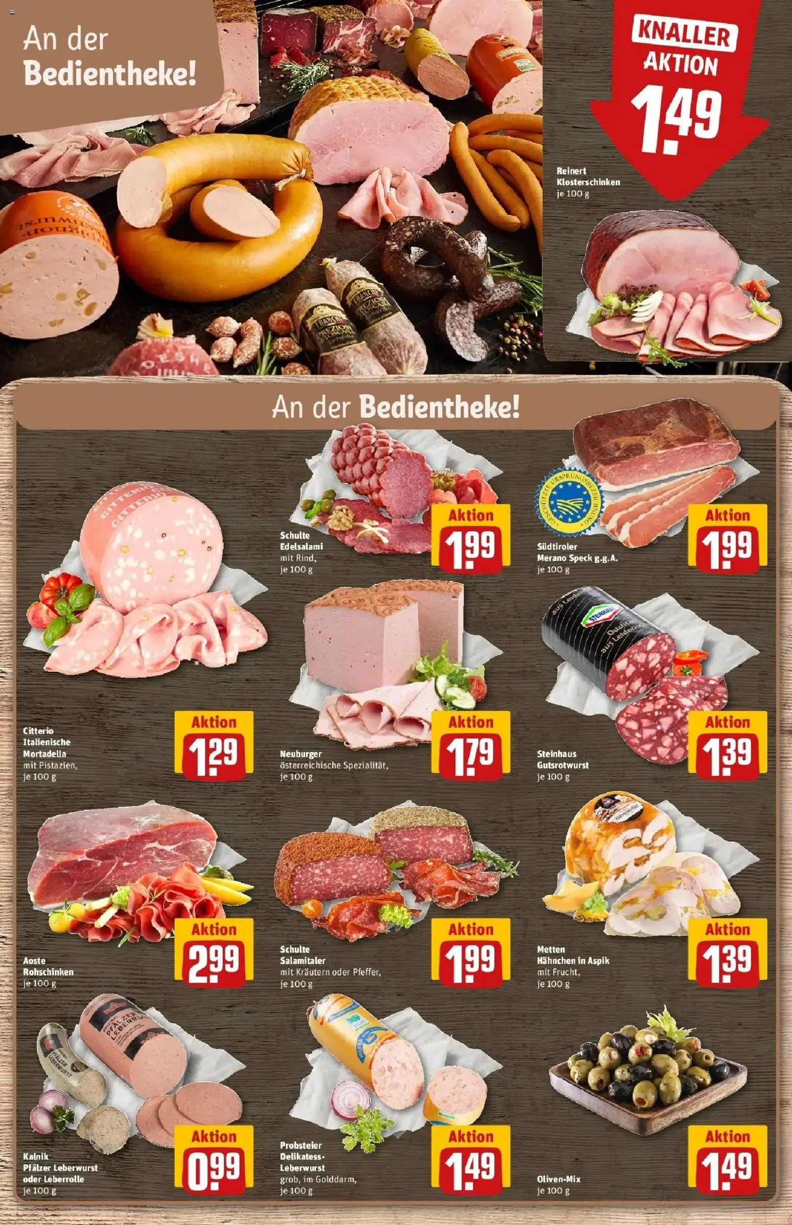 Rewe Prospekt Diez	 – gültig ab 15.03.2026 | Seite: 12 | Produkte: Hahnchen, Salami