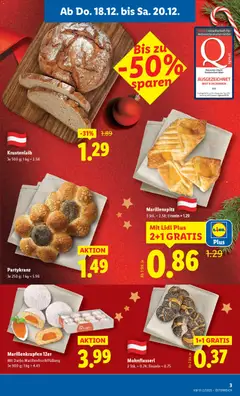 Lidl Flugblatt ab 18.12.2025 gültig | Seite: 5 | Produkte: Brot
