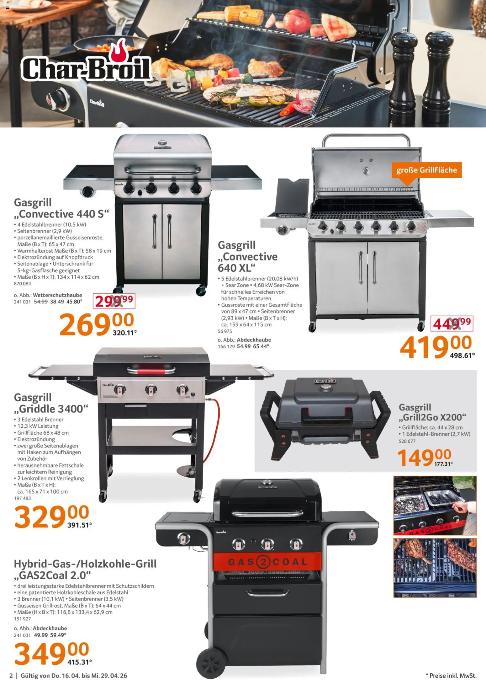 Selgros Grillsaison – gültig ab 16.04.2026 | Seite: 2 | Produkte: Unterschrank