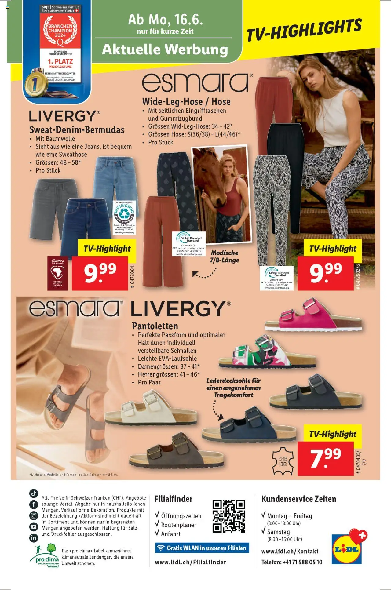 Lidl Aktionen ab 12.06.2025 | Seite: 32 | Produkte: Hose, Uhr, Sweathose