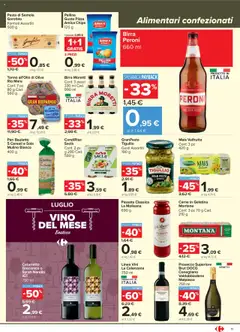 Volantino Carrefour del 10.07.2025 | Pagina: 11 | Prodotti: Birra, Riso, Cereali, Vino