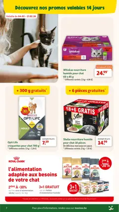 Maxi Zoo folder / publicité - Voorbeeld van een folder van Maxi Zoo, geldig van 04.02.2026 | Pagina: 7 | Producten: NOS, Repen