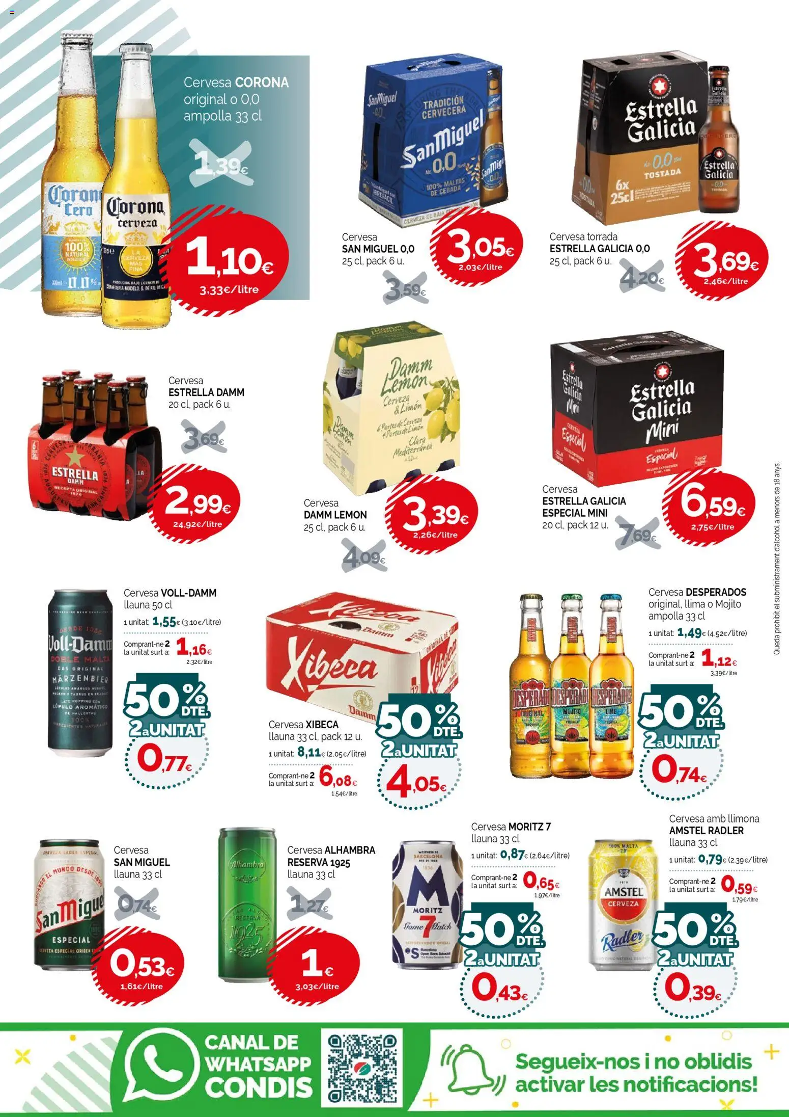 Condis folleto life │ válido desde el 22.04.2026 | Página: 18 | Productos: Cerveza, Παρμεζάνα