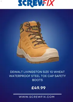 Preview of Screwfix - Offers valid from 24.01.2026 | Page: 6 | Products: Boots, Cap