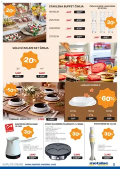 Metalac Market katalog - pregled Metalac Market kataloga - važi od 01.04.2026 | Strana: 5 | Proizvode: Mikser, Džezva, Štapni mikser, Palačinke