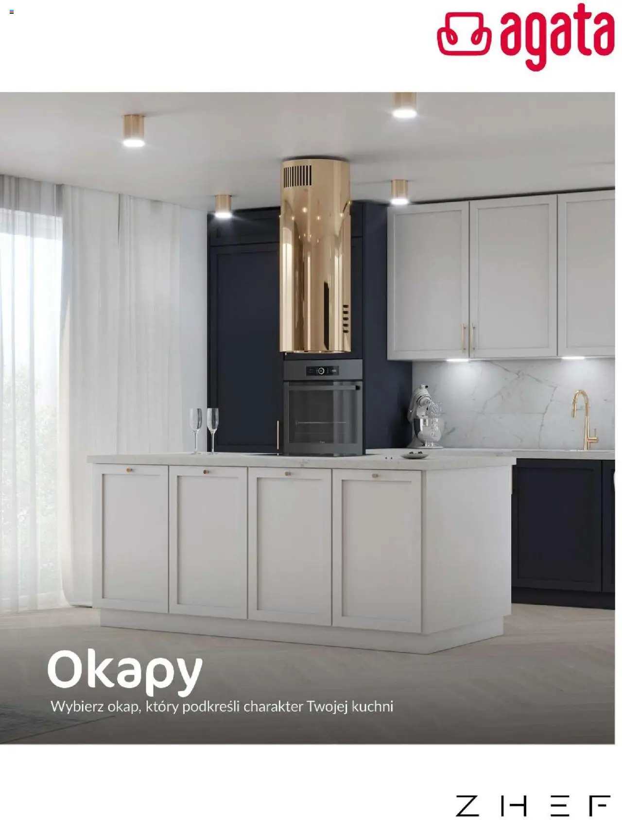Salony Agata Gazetka - ZHEF Okapy od 01.09.2025 | Strona: 1