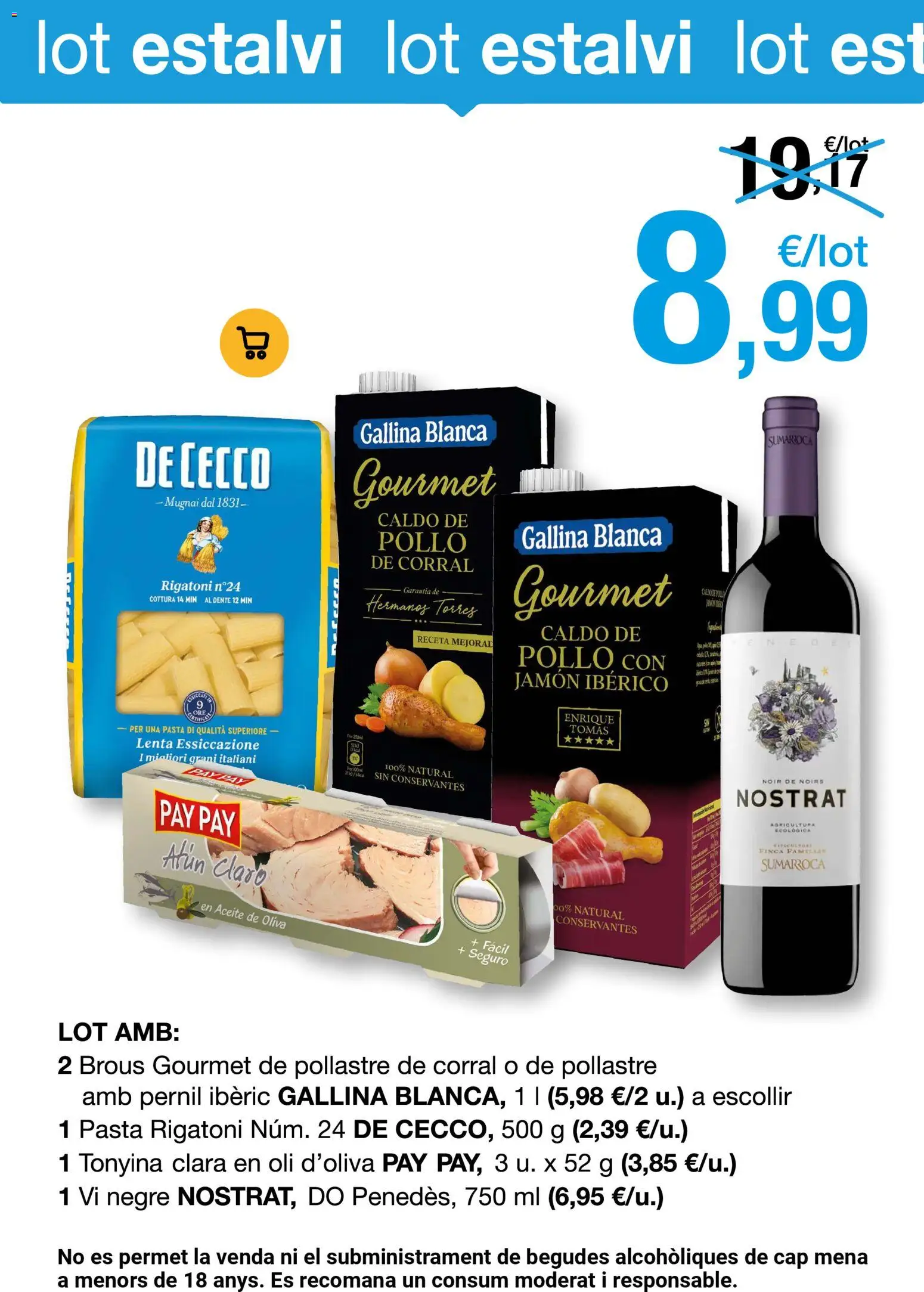 Bonpreu folleto │ válido desde el 20.01.2026 | Página: 10 | Productos: Jamón ibérico, Jamón, Pasta, Atún claro