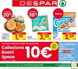 Anteprima del volantino Despar Montorso catalogo valido a partire dal 28.07.2025