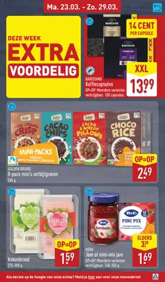 Aldi folder week 13 - Voorbeeld van een folder van Aldi, geldig van 23.03.2026 | Pagina: 11 | Producten: Rösti, Tortilla lap, Capsule, Frambozen