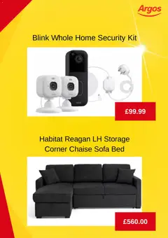 Preview of Argos - Weekly offers valid from 31.03.2026 | Page: 4 | Products: Bed, Sofa