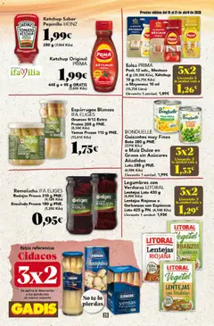 Vista previa Gadis folleto válido desde el 16.04.2026 | Página: 28 | Productos: Πορσελάνη, Té, Ensalada, Οθόνη προβολής