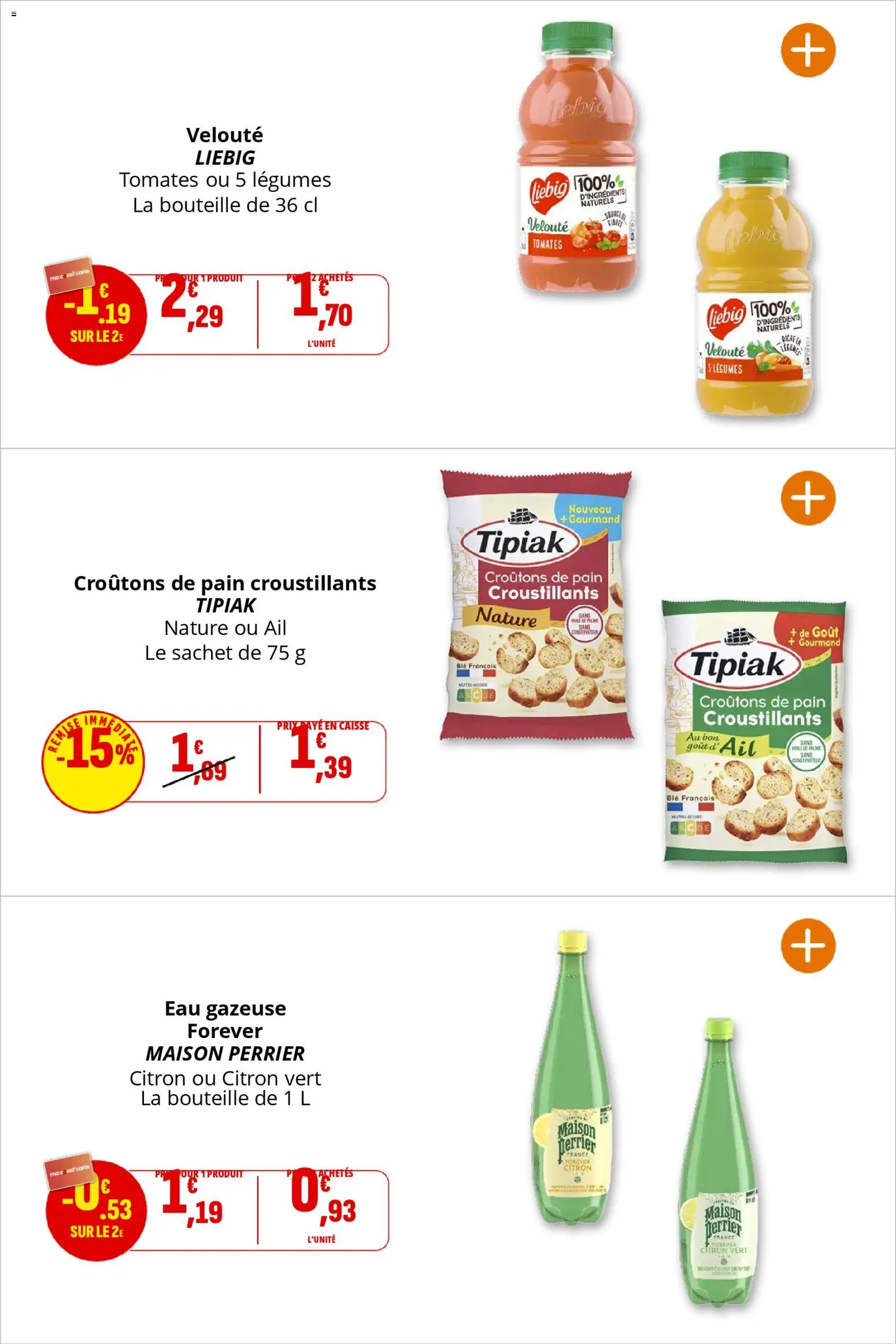 {H1} | Page: 20 | Produits: Citron vert, Ail, Eau gazeuse, Tomates
