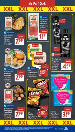 Aldi Süd Prospekt 	 ab 07.04.2026 gültig | Seite: 15 | Produkte: Hahnchen, Duft, Duschgel, Hackfleisch