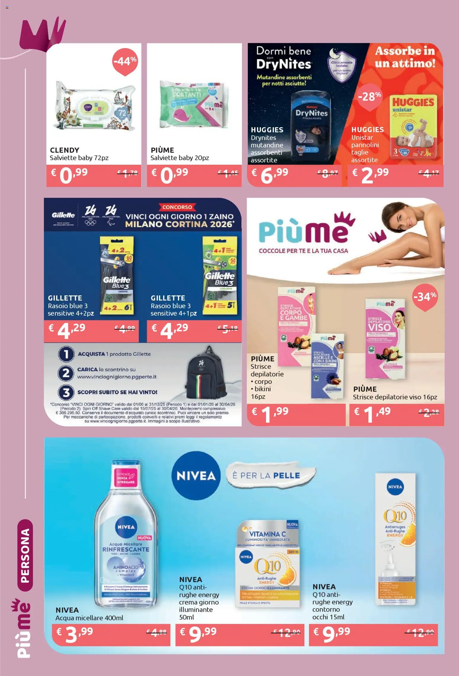 Volantino IperSoap del 05.01.2026 | Pagina: 16 | Prodotti: Mutandine, Acqua, Zaino, Bikini