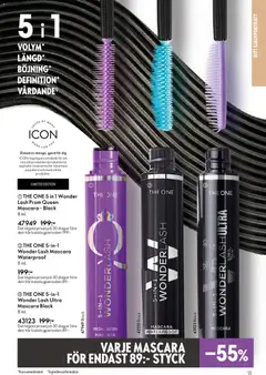 THE ONE 5 in 1 Wonder Lash Prom Queen Mascara - Black, Mascara, 8 ml. - Förhandsvisning av reklamblad från butik Oriflame aktuell från 29.10.2025 | Sida: 13