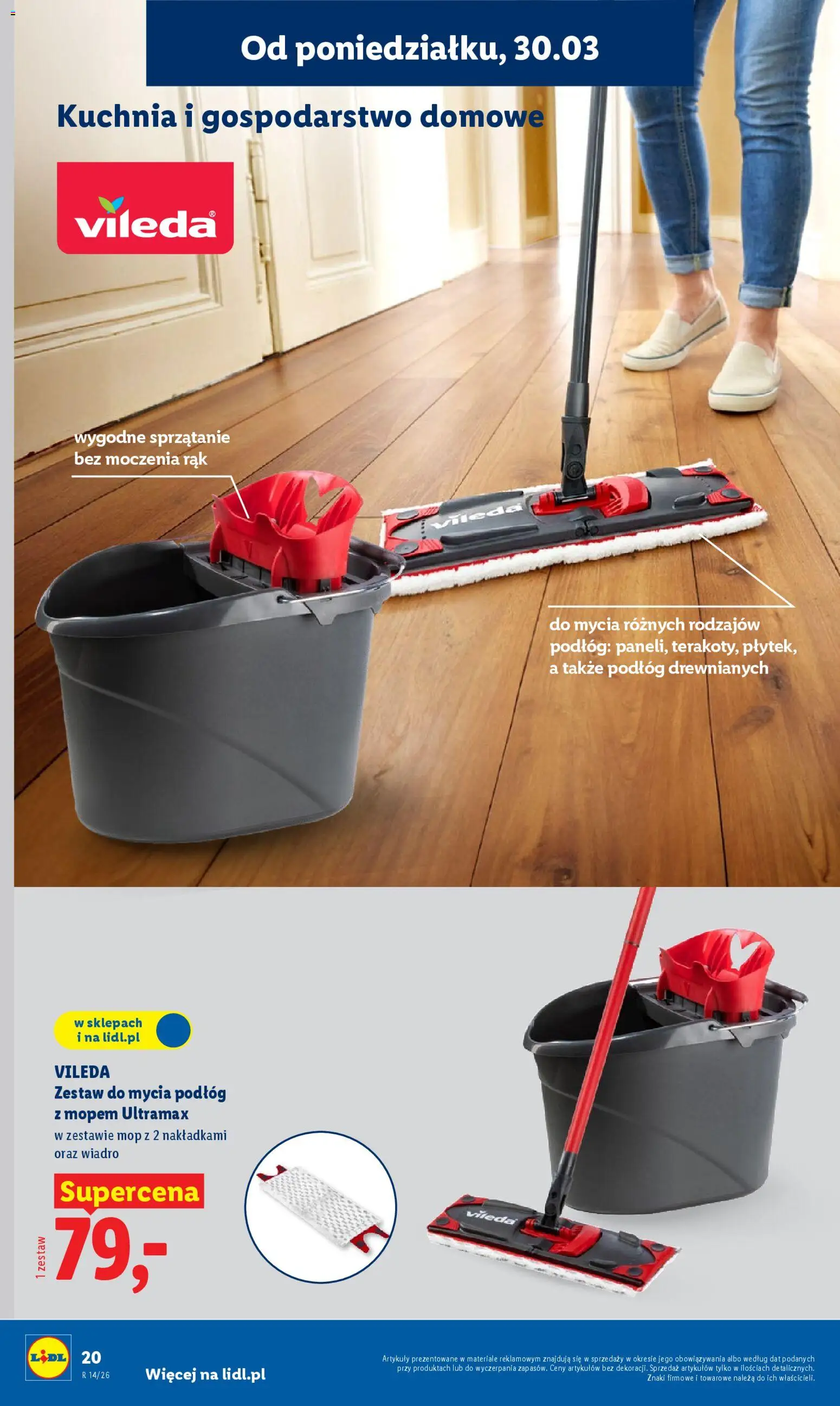 Lidl Katalog od 30.03.2026 | Strona: 22 | Produkty: Vileda