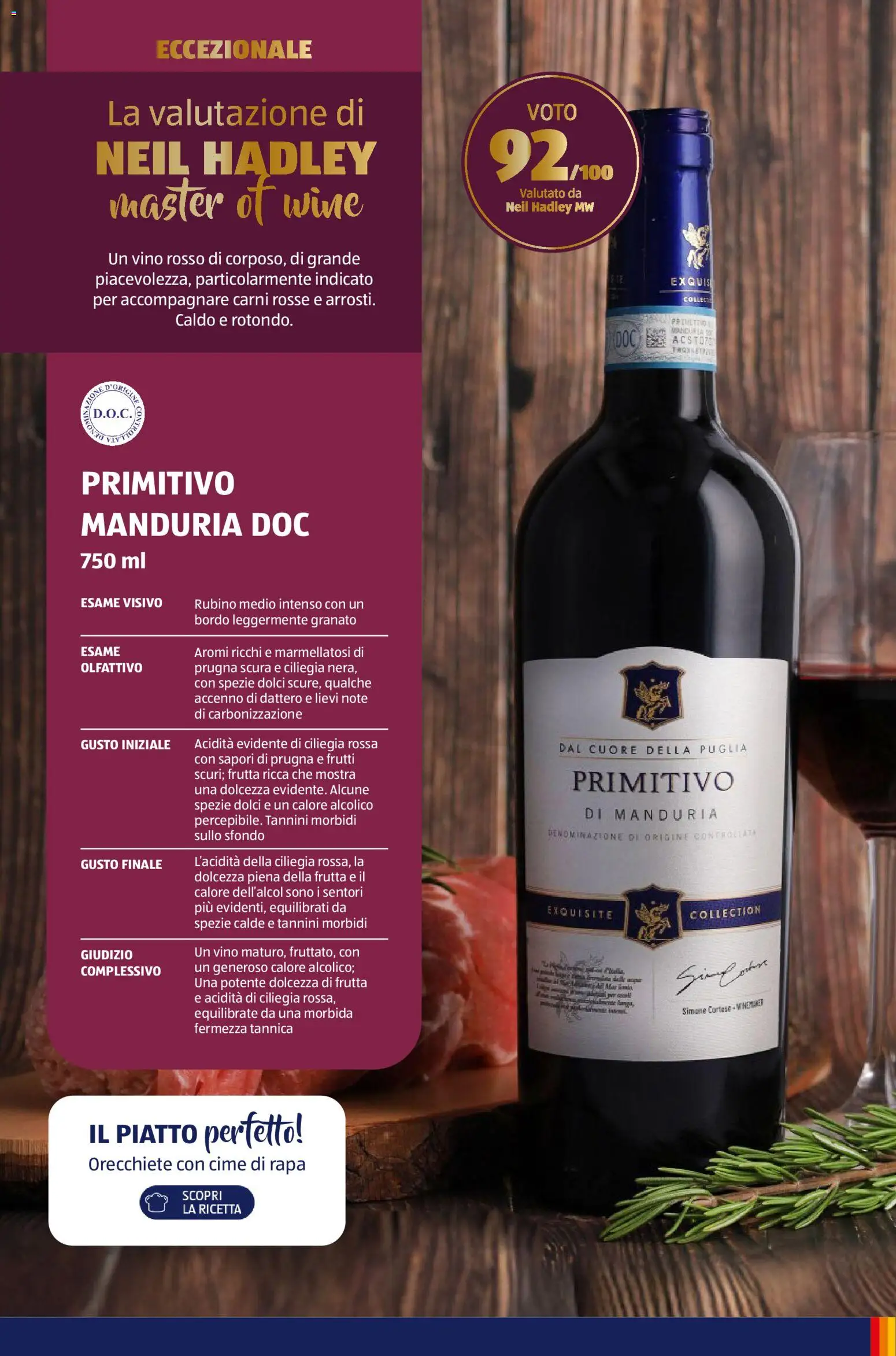 Volantino Aldi del 12.01.2026 | Pagina: 12 | Prodotti: Spezie, Frutta, Vino, Vino rosso