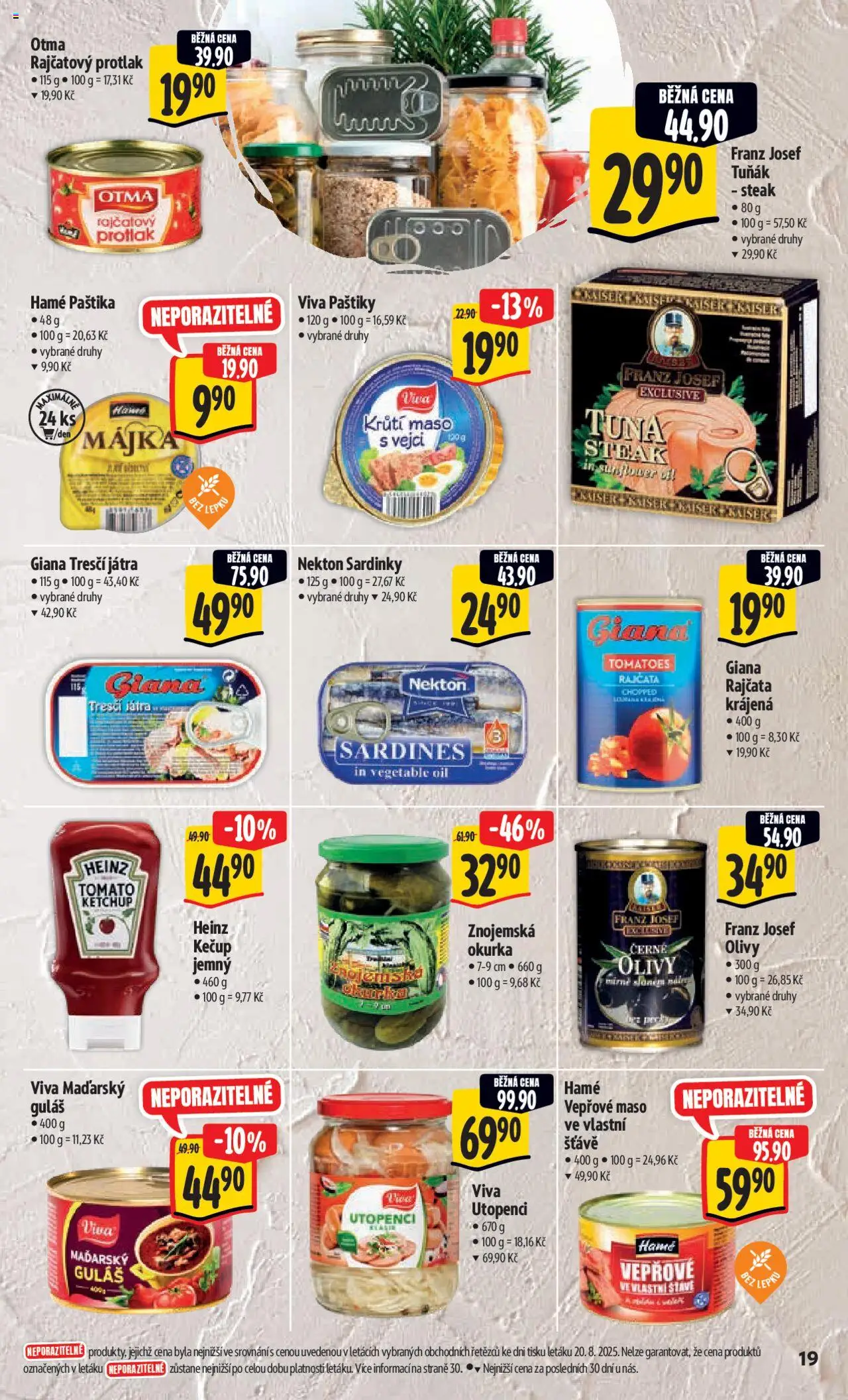 Albert leták - Hypermarket od 27.08.2025 | Strana: 27 | Produkty: Olivy, Giana Tresčí játra, Paštika, Krůtí maso