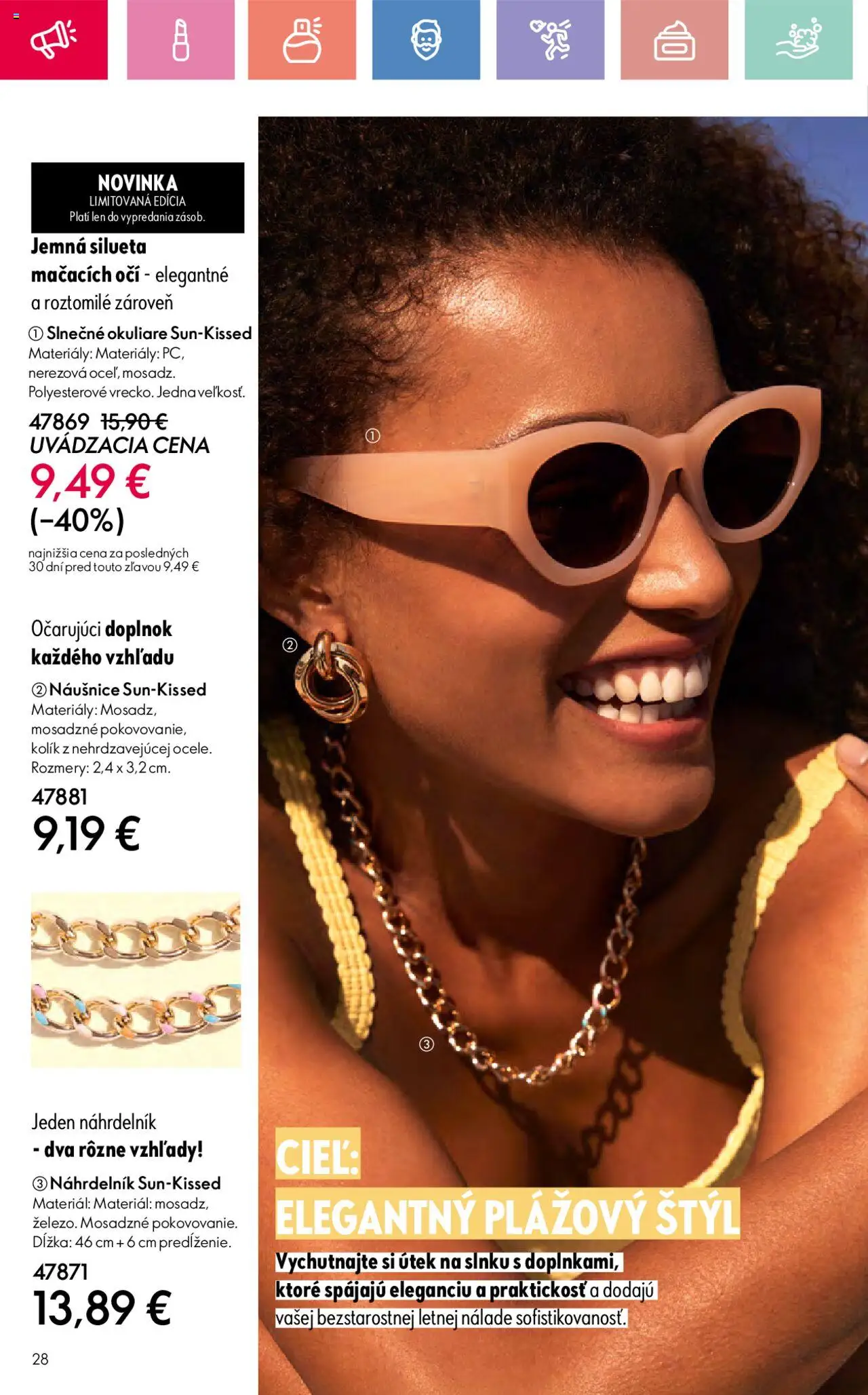 Katalóg Oriflame 9 2025 │ platný od 15.06.2025 | Strana: 28 | Produkty: Okuliare