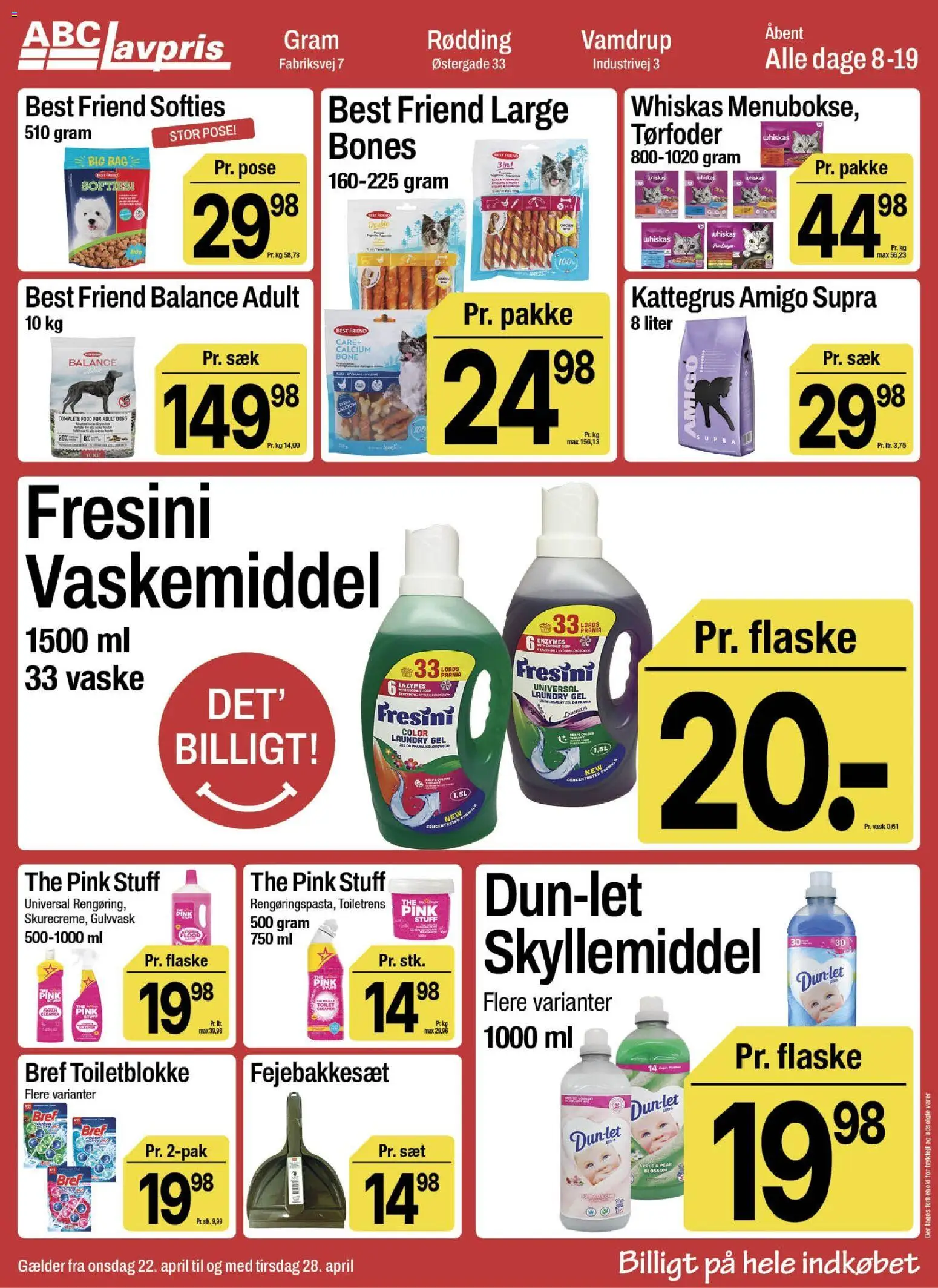 Abc Lavpris tilbudsavis – gyldig fra 22.04.2026 | Side: 10 | Produkter: Skyllemiddel