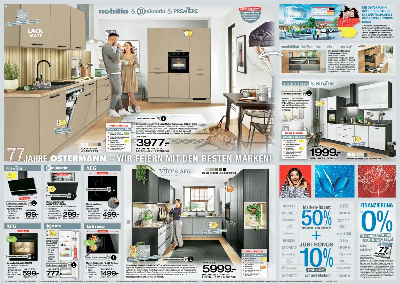 Ostermann Prospekt 	 – gültig ab 28.02.2026 | Seite: 6 | Produkte: Bosch, AEG, Neff, Kochfeld