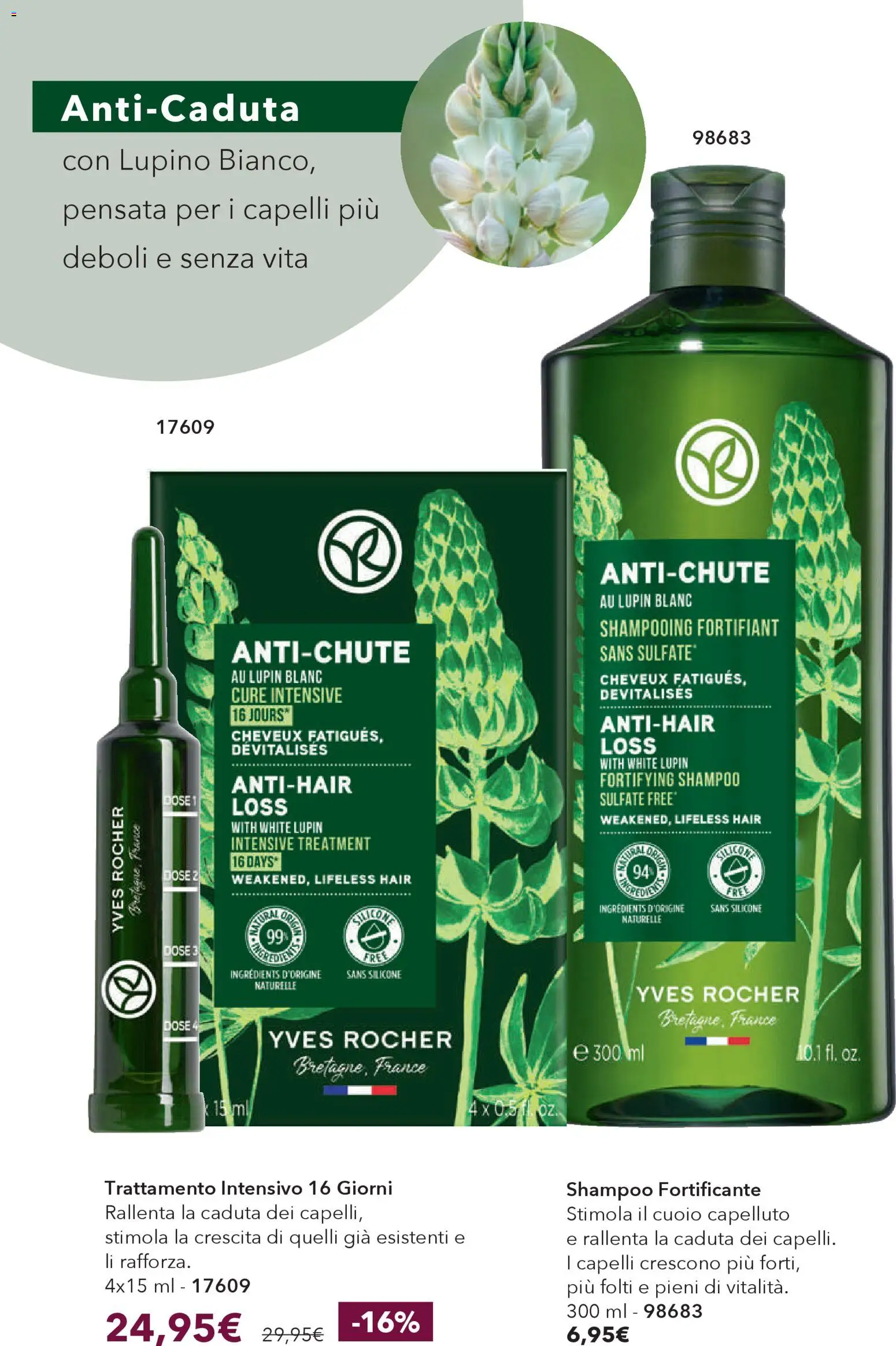 Volantino Yves Rocher del 30.01.2026 | Pagina: 48 | Prodotti: Shampoo, Silicone