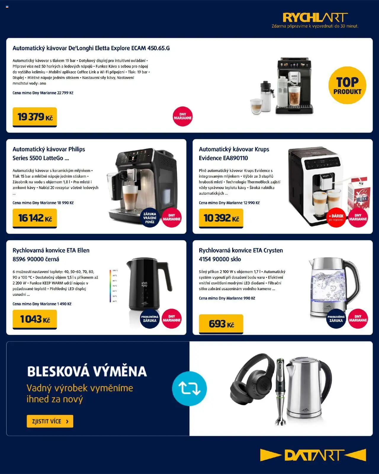 Datart leták od 12.09.2025 | Strana: 13 | Produkty: Sítko, Káva, Zásobník, Kávovar