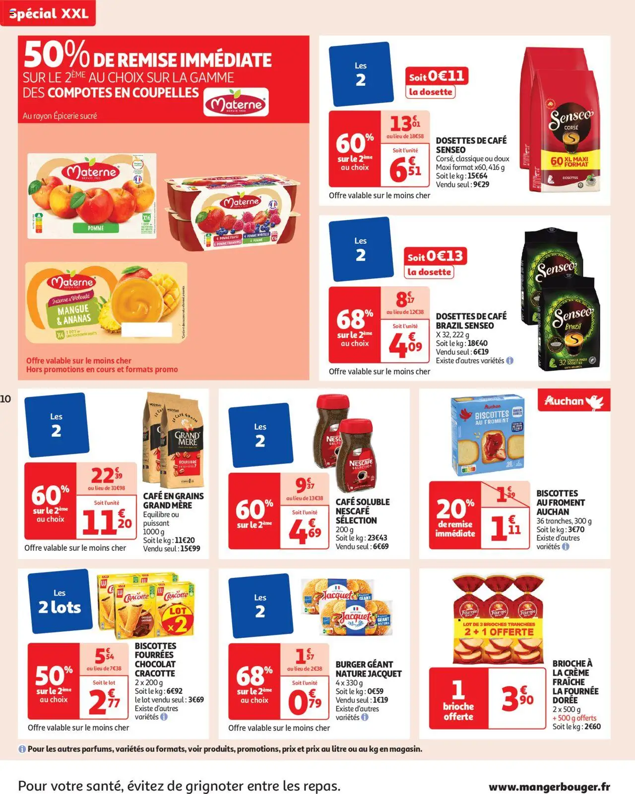  | Page: 10 | Produits: Pomme, Senseo, Café, Chocolat