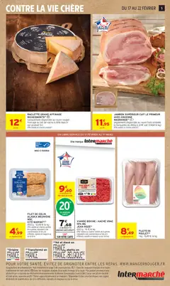 Intermarché - Prévisualisation de RACLETTE GRAND AFFINAGE RICHESMONTS, (uniquement disponible au rayon coupe) fromage au lait de vache à 26% Mat.Gr sur produit fini valide à partir de 17.02.2026 | Page: 5