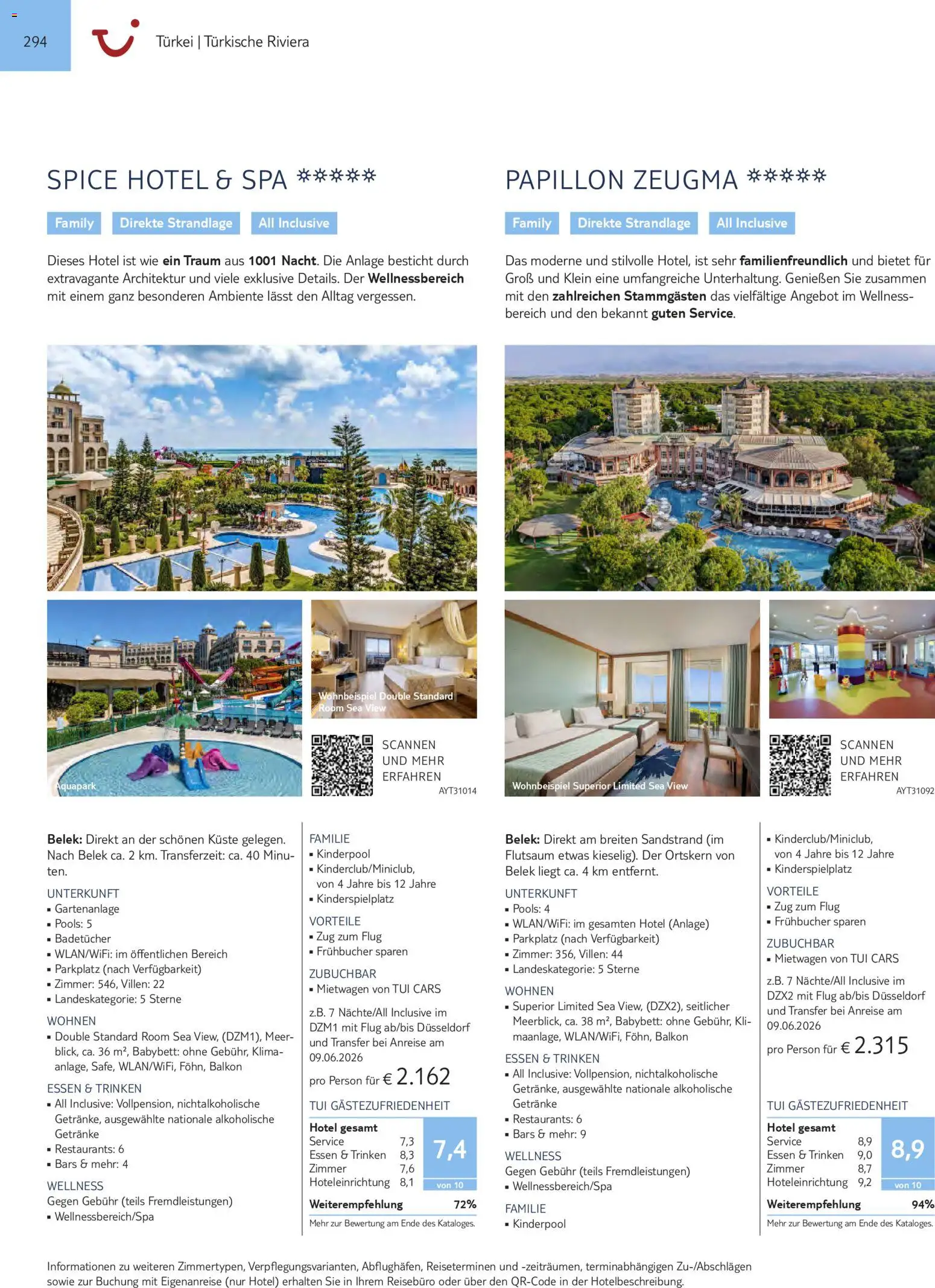 Aida  Südeuropa & Nordafrika 2026/27 – gültig ab 01.01.2026 | Seite: 294 | Produkte: Babybett