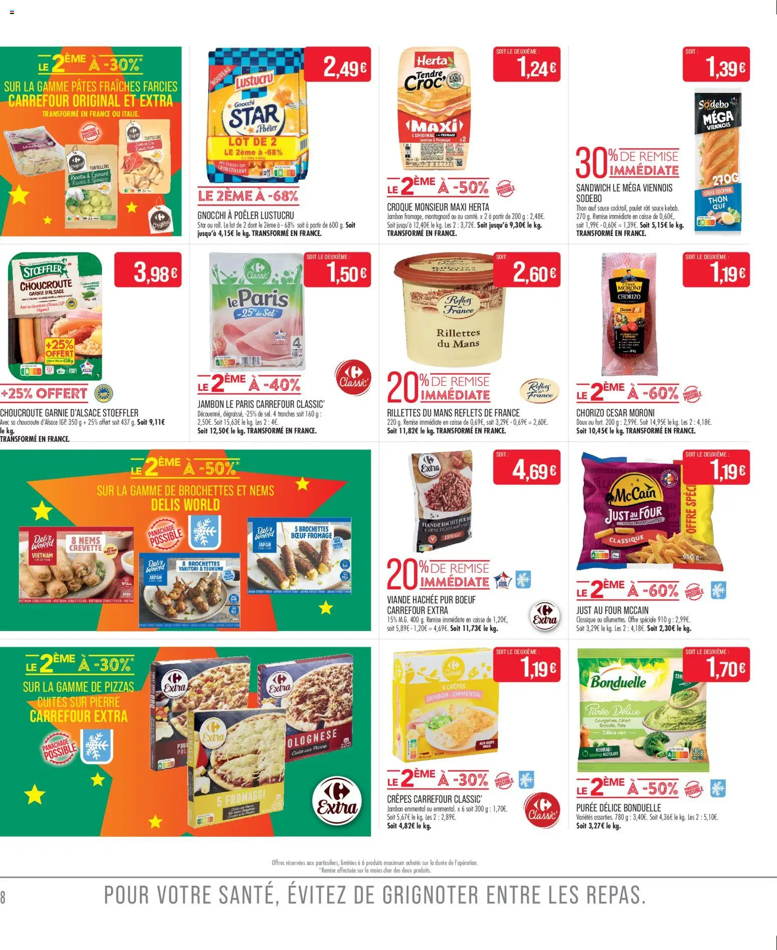 {H1} | Page: 10 | Produits: Sel, Fromage, Jambon, Viande