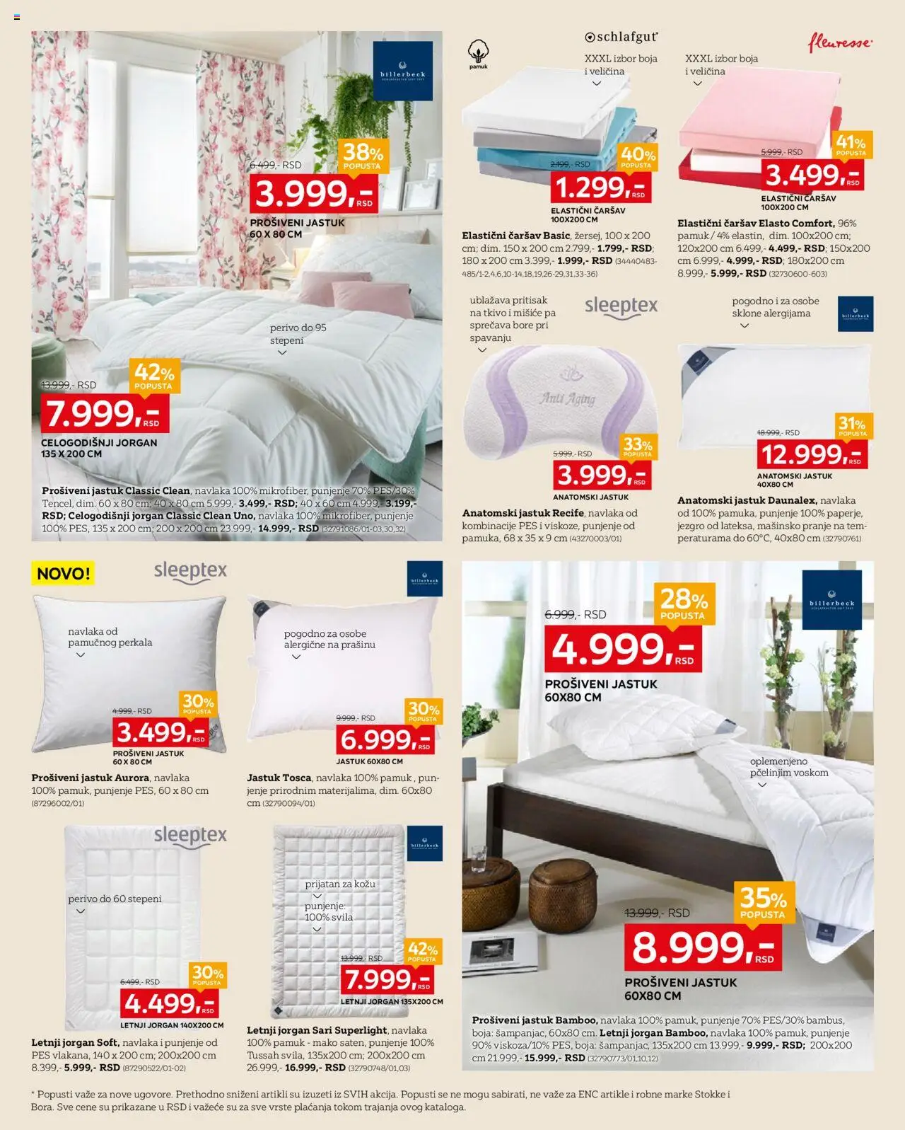 Lesnina XXXL katalog - važi od 04.08.2025 | Strana: 14 | Proizvode: Jastuk, Jorgan