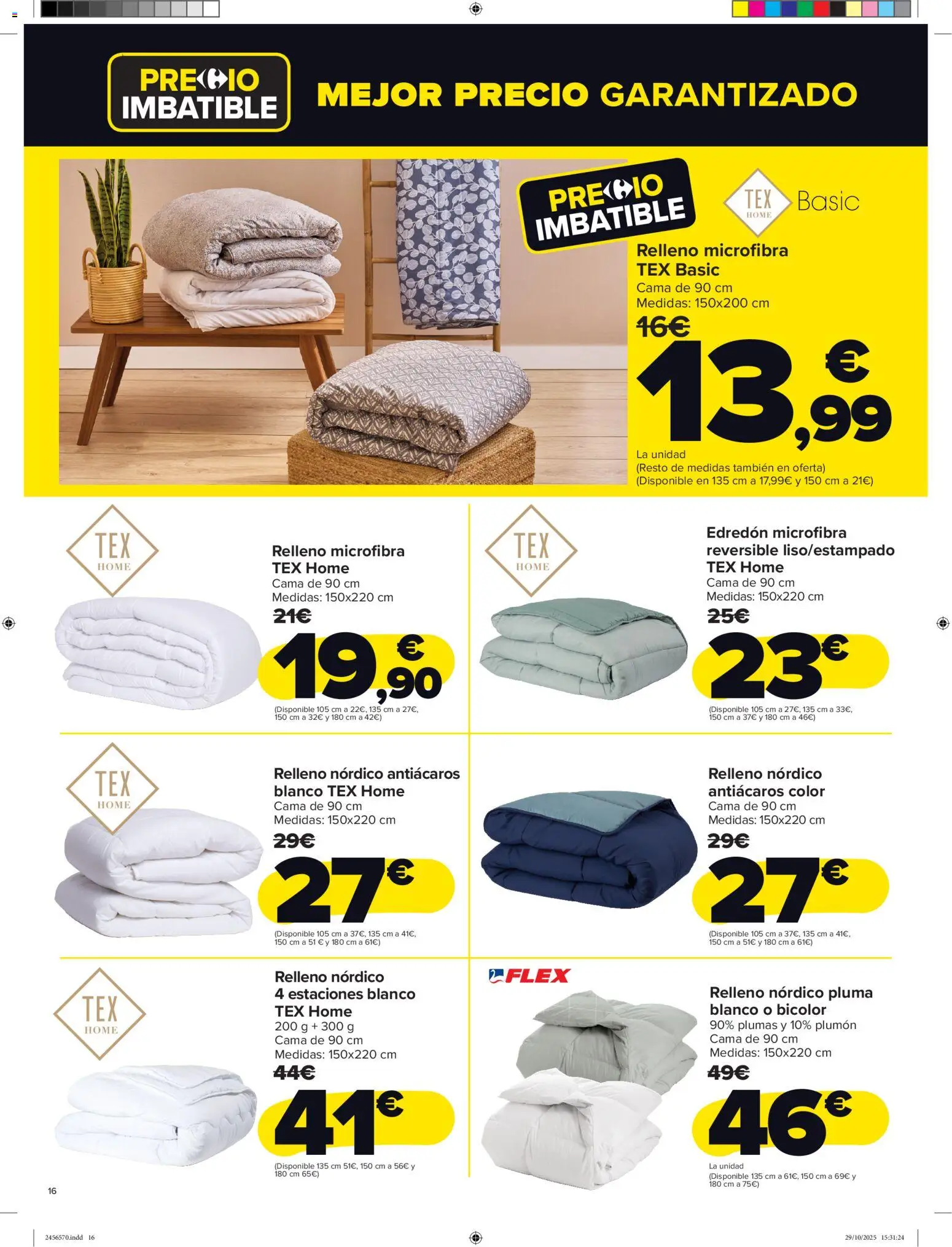 Carrefour - Black Friday │ válido desde el 12.11.2025 | Página: 16 | Productos: Edredón, Cama