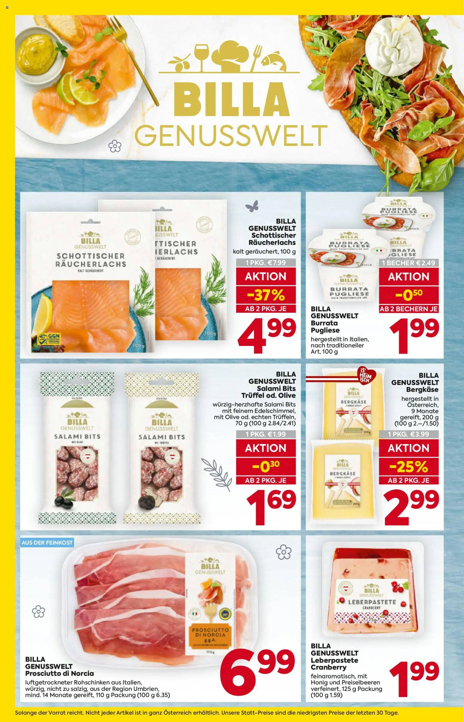 Billa Flugblatt - Tirol gültig ab 12.03.2026 | Seite: 4 | Produkte: Salami