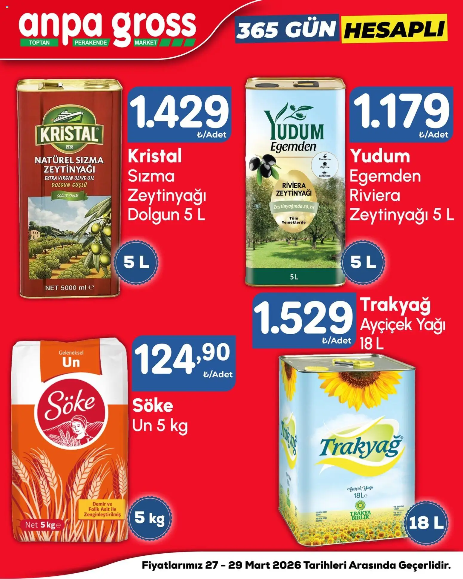 Anpa Gross Katalog - 27.03.2026 tarihinden itibaren geçerlidir | Sayfa: 1