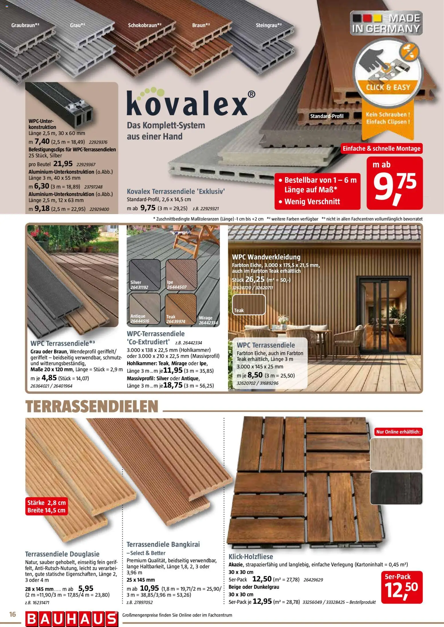 Bauhaus Prospekt 	 – gültig ab 28.03.2026 | Seite: 16
