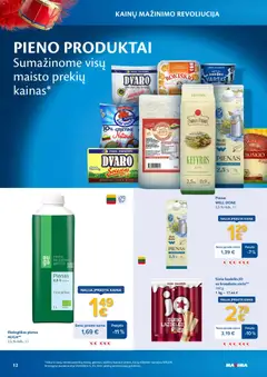 MAXIMA leidinys galioja nuo 03.03.2026 | Puslapis: 12 | Prekių: Sūrelis, Sūris, Sviestas, Varškė