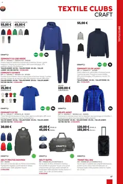 Sport 2000 - Prévisualisation de Sport 2000 brochure valide à partir de 01.06.2025 | Page: 47 | Produits: Coton, Veste, Pantalon, Doudoune