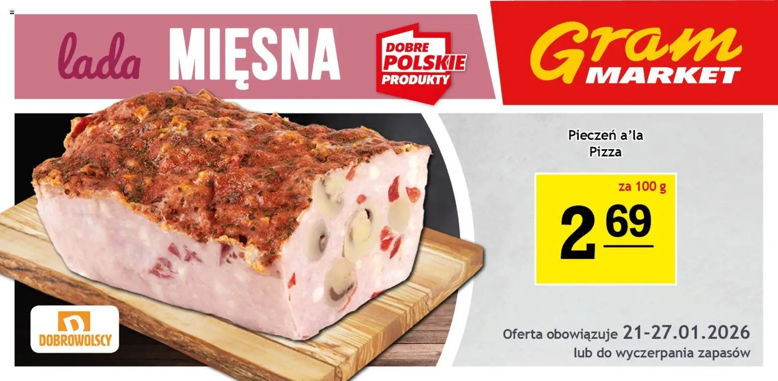 Gram Market Gazetka - Lada Mięsna od 21.01.2026 | Strona: 2 | Produkty: Pizza