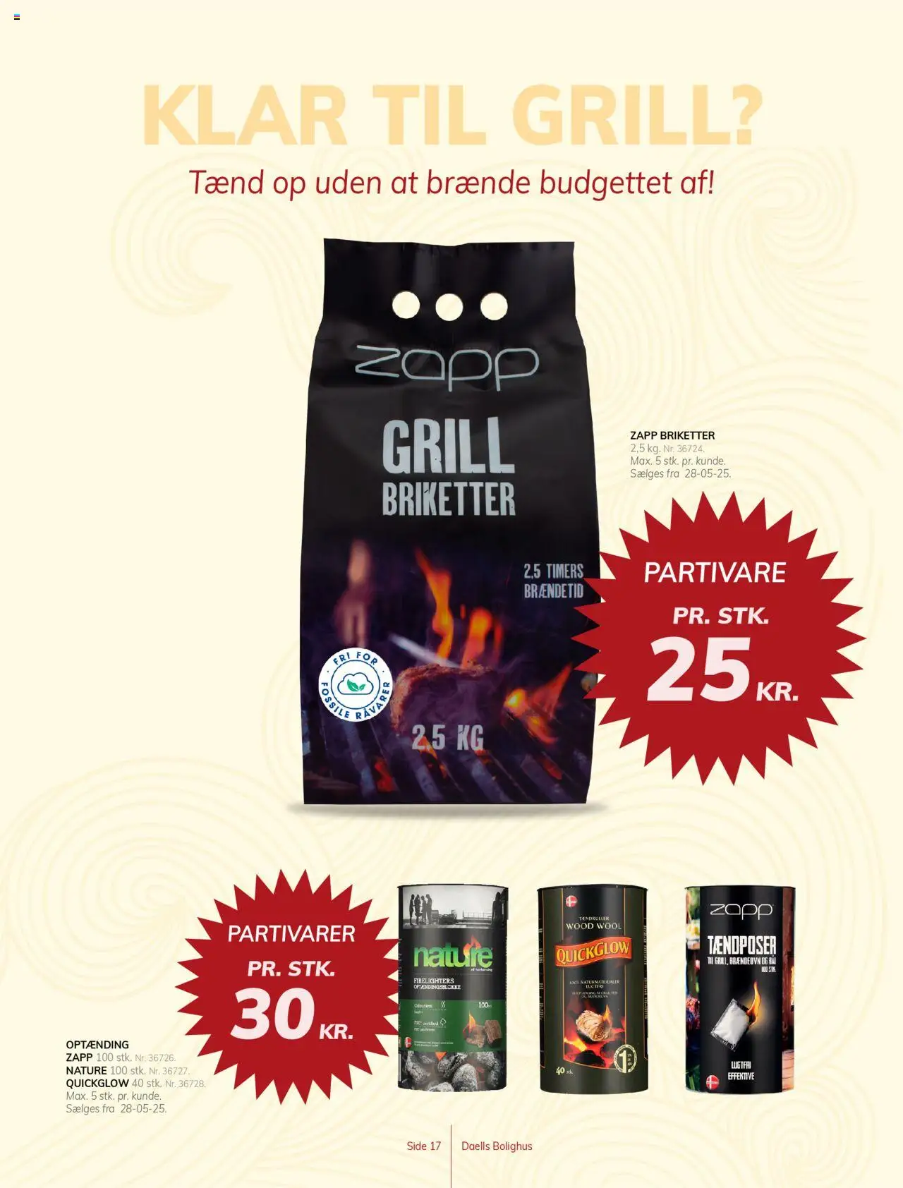 Daells Bolighus tilbudsavis – gyldig fra 26.05.2025 | Side: 17 | Produkter: Grill