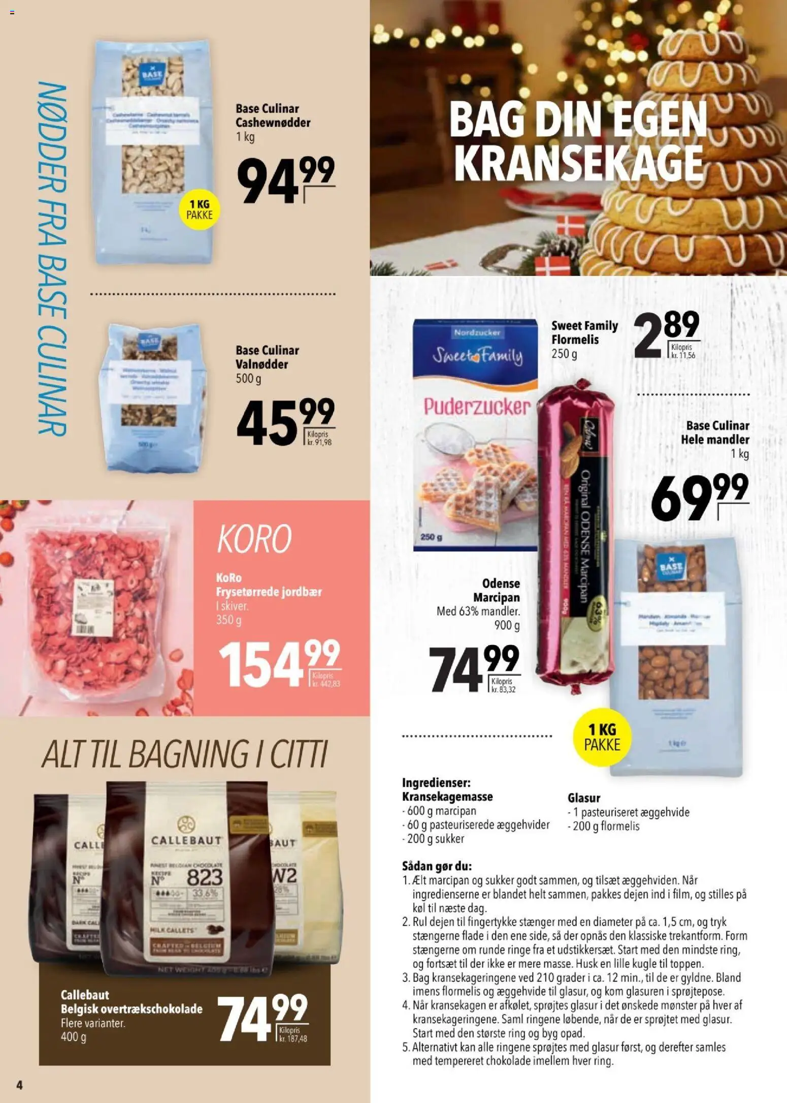 CITTI tilbudsavis – gyldig fra 17.12.2025 | Side: 4 | Produkter: Chokolade, Nødder, Mandler, Sukker